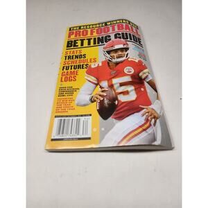 PATRICK MAHOMES 2023 A360 MEDIA PRO FOOTBALL BETTING GUIDE MAGAZINE